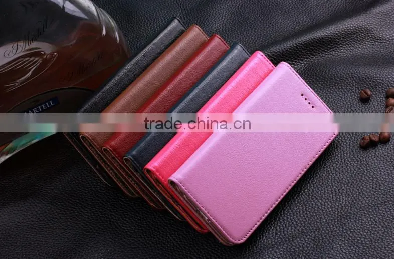 2015 Wholesale Phone Case For Business Men Plain Leather Case For iPhone 6