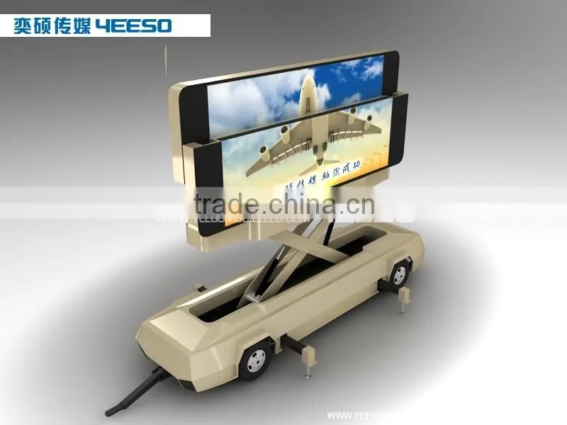 YEESO T12 Outdoor Mobile LED Advertising Trailer