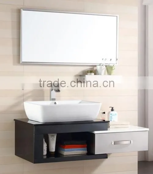 1000x500mm 304 stainless steel bathroom mirror cabinet