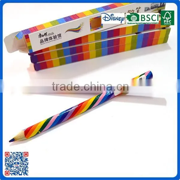 new hot sales rainbow pencil for promotion sets