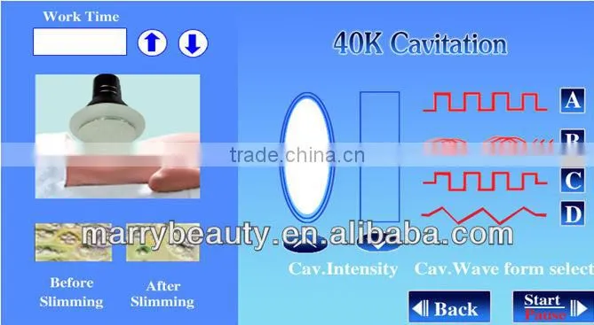 New Product Tripolar RF 40K Cavitation Machine