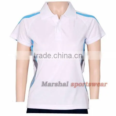 Badminton team jersey woman,latest fashion uniforms,wholesale badminton shirt cheap