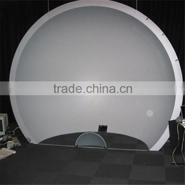 Custom dome projection, dome projection screen, plastic screen