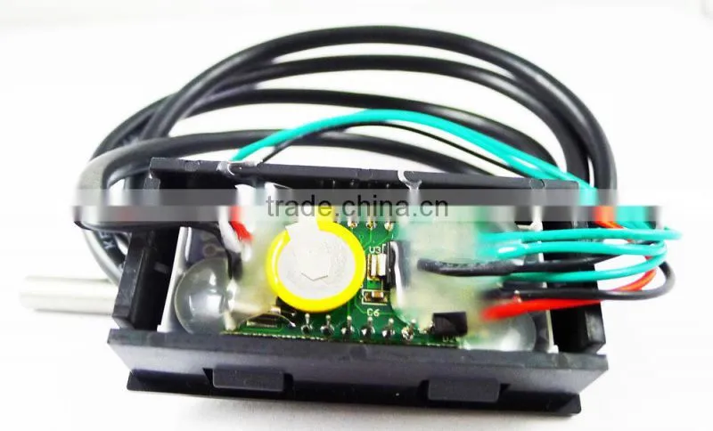 digital Car/Room/Water and DIY ect Time/Voltage/Temp Meter thermometer hygrometer 0.56" Yellow LED