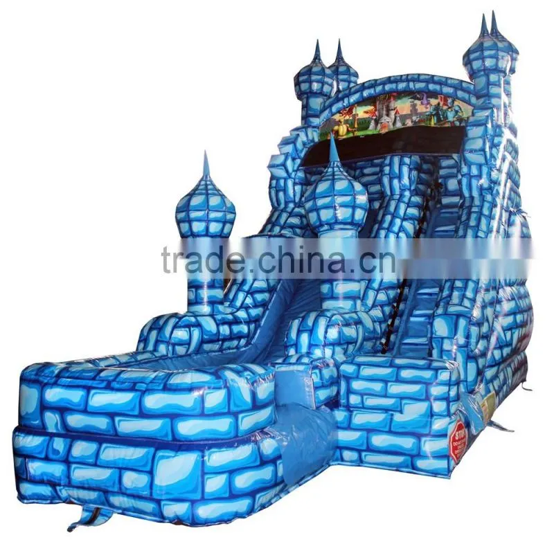Happy Hop Inflatable Bouncer-9517 Giant Children Inflatabtable Super Crocodile Water Slide