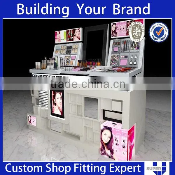 Vivid 3D Design Cosmetics Display Showcase