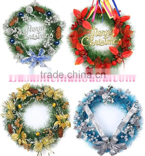 2015 Factory wholesale christmas letters decoration,plastic christmas wreath for indoor christmas decoration