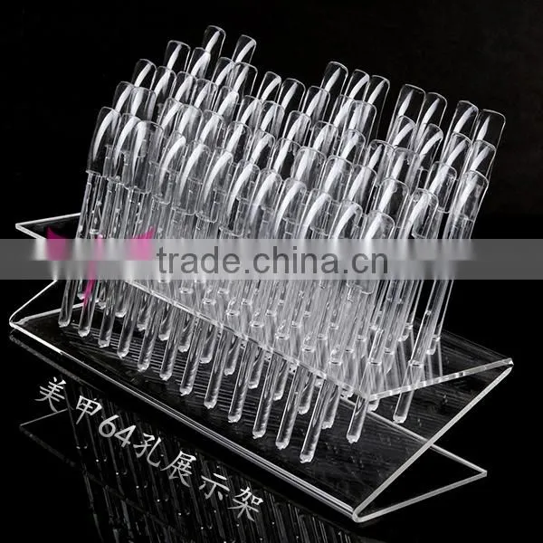 64 holes Z shape nail art display/nail polish color display