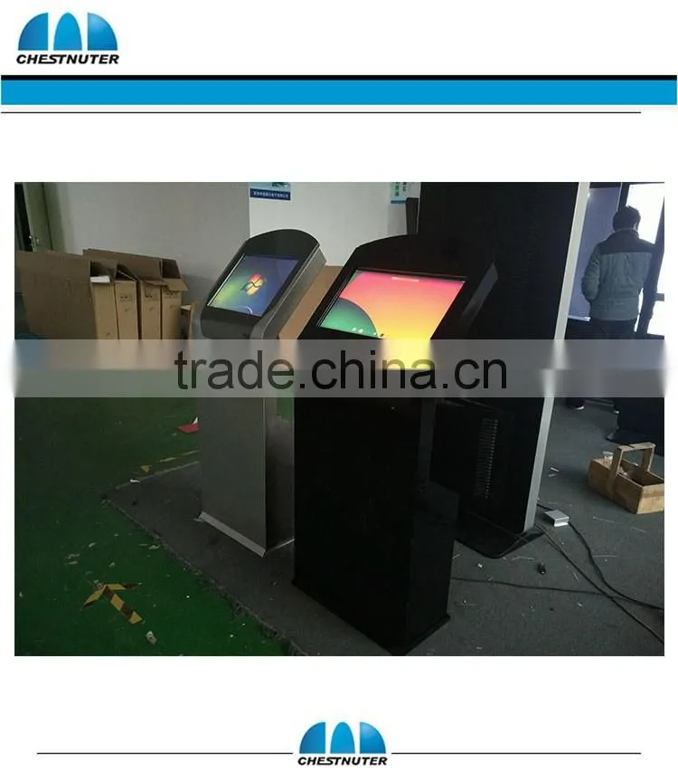 55 Inch Stand Alone floor stand vcams network advertising player