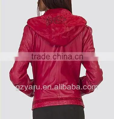Feminine Jacket Synthetic Leather Jackets