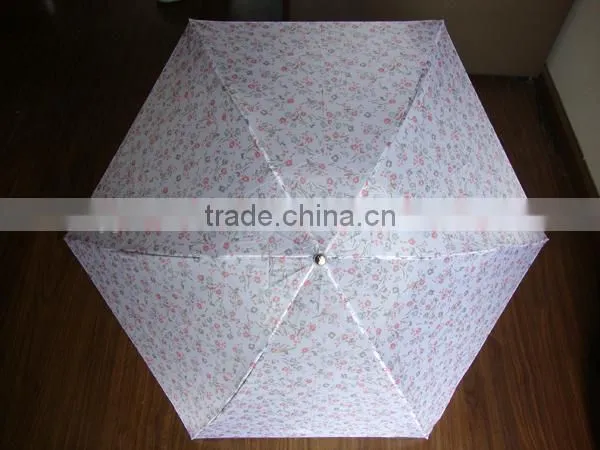 19" Pencil Folding Umbrellas Printed for Wemen