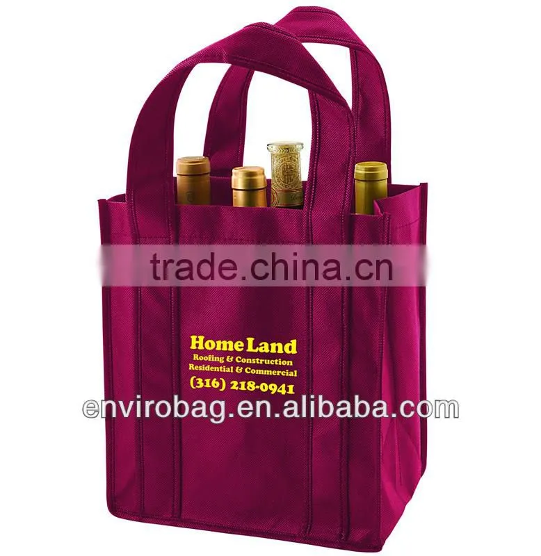 Lovely design for canvas cotton wine bottle bags