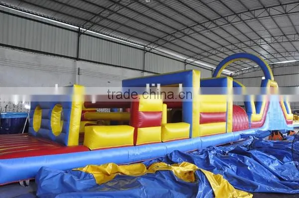 Barry Inflatable Outdoor assault course , inflatable adult inflatable obstacle course