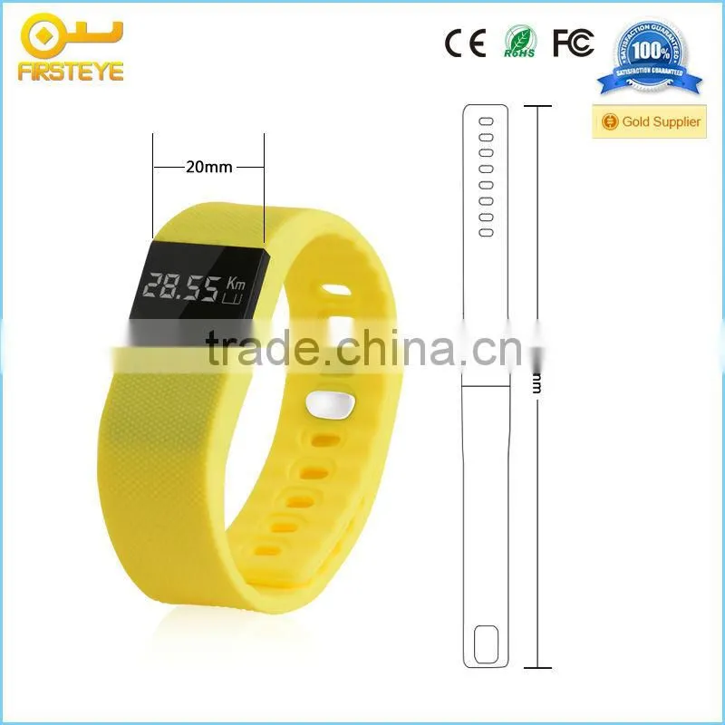 Firsteye TW64 smart bluetooth wristband , Neutral smart wristband for men and women