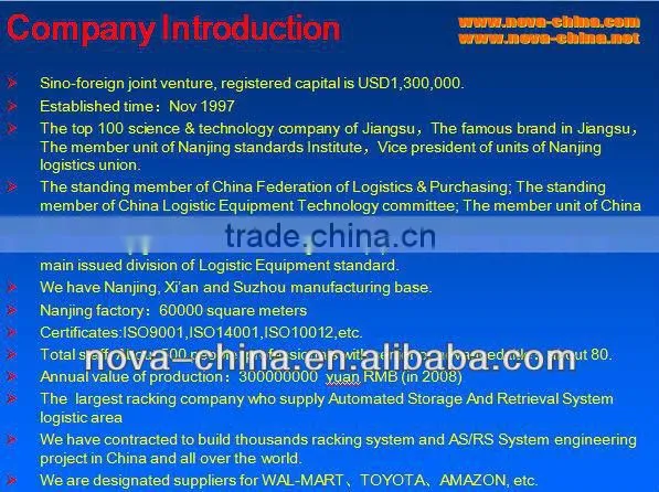 NOVA--Heavy duty Cantilever Rack for pipe