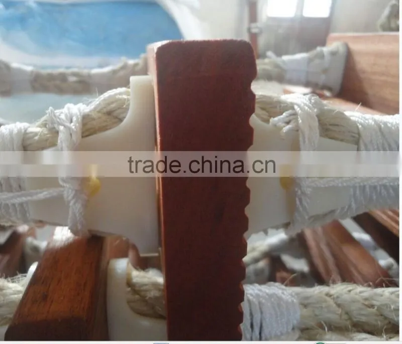 Wooden marine ladder pilot's ladder
