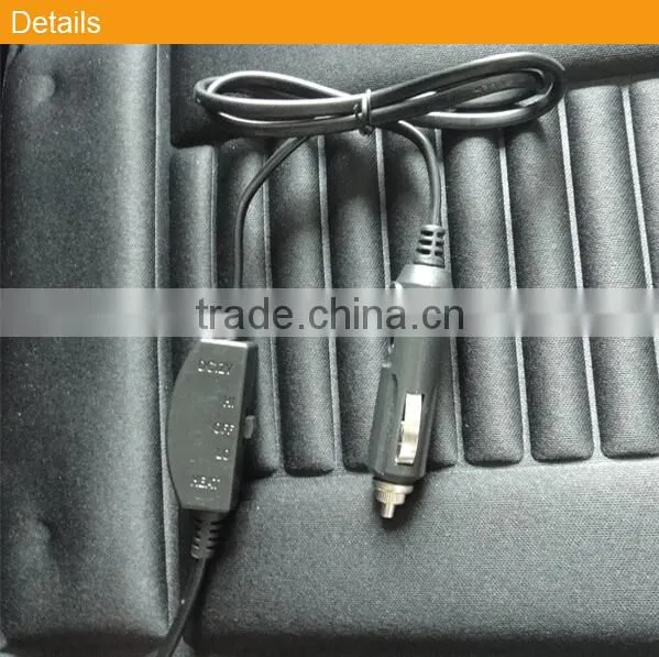 Hot sale electric DC 12V car heated seat cushion,auto adult seat cover