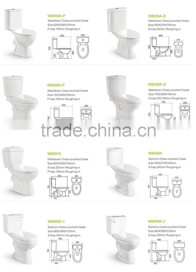 w8510 oxo sanitary ware sales promotion Two Piece Toilet