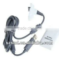 Hot selling for XBOX360 Slim 3600mAh battery kit