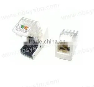 Cat.3 6P6C/6P4C Keystone Jack toolless
