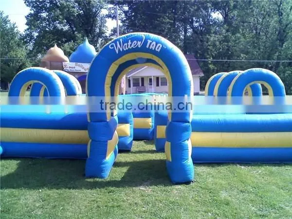 Interesting game inflatable water tag / new design inflatable maze for fun