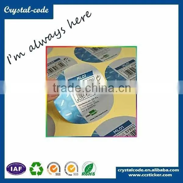 Beautiful custom die out laser hologram stickers