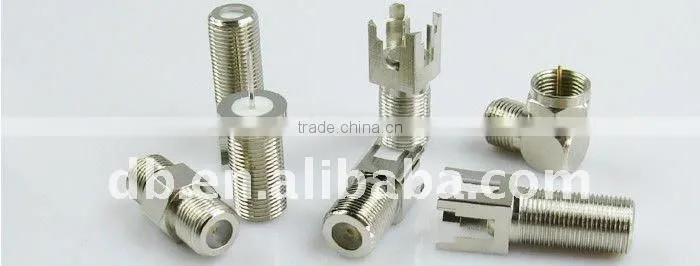 F Port Locking Cable Terminators Connector