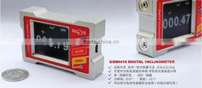 +/-90deg Range Magnetic Bottom Digital Bevel Box Inclinometer Spirit Level With High Accuracy 0.05deg