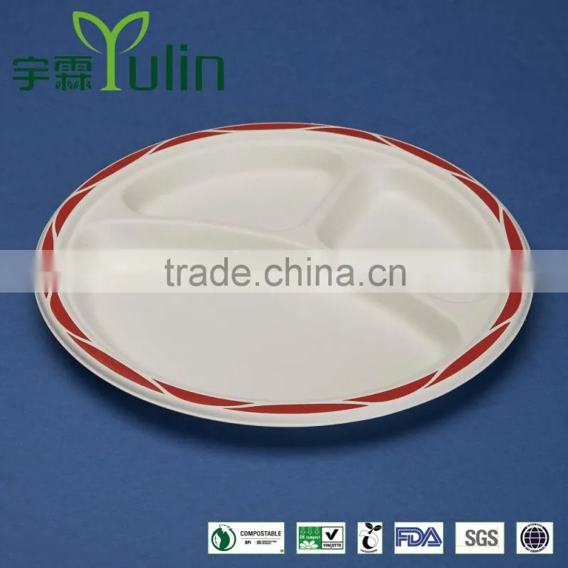 Christmas dinner paper tableware