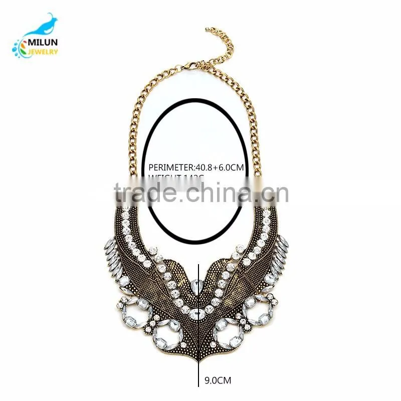 Fashion big choker maxi necklace jewelry wholesale 2016