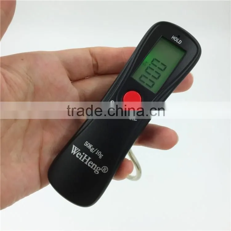 Weiheng 110lb/50kg Electronic Digital Luggage Scale with Tare Function