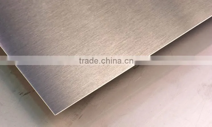 304 201 No 4 Satin Finish Stainless Steel Sheet For Cookerware Utensil