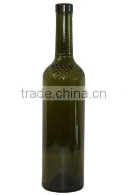 750ml /500ml Dark Green Corked glass red Wine Bottle champagne glass bottle