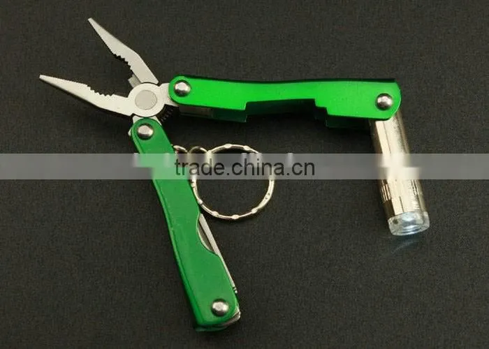 OEM multi functional pliers with LED light two colors in stock