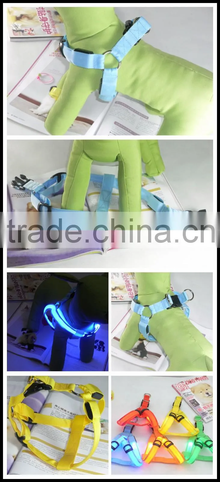 High Quality New arrival led dog harness body belt for puppy