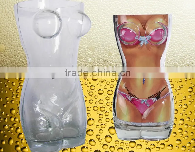 WOMAN SHAPED BEER GLASS