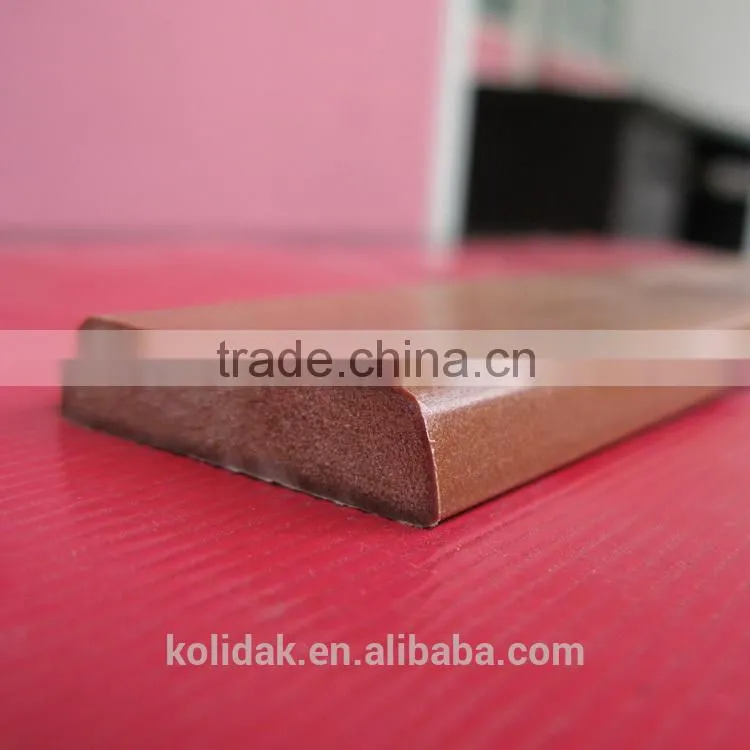 Wood grain foam rectangle pvc profile extrusion