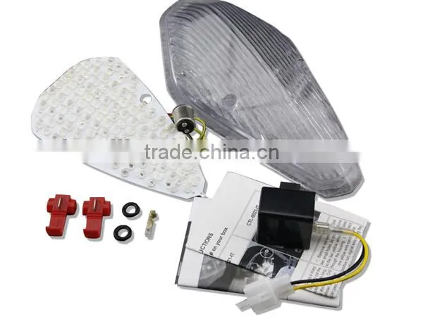 Universal Motorcycle LED Tail Lights for SHADOW ACE 750 SABRE AERO 1100 free shipping