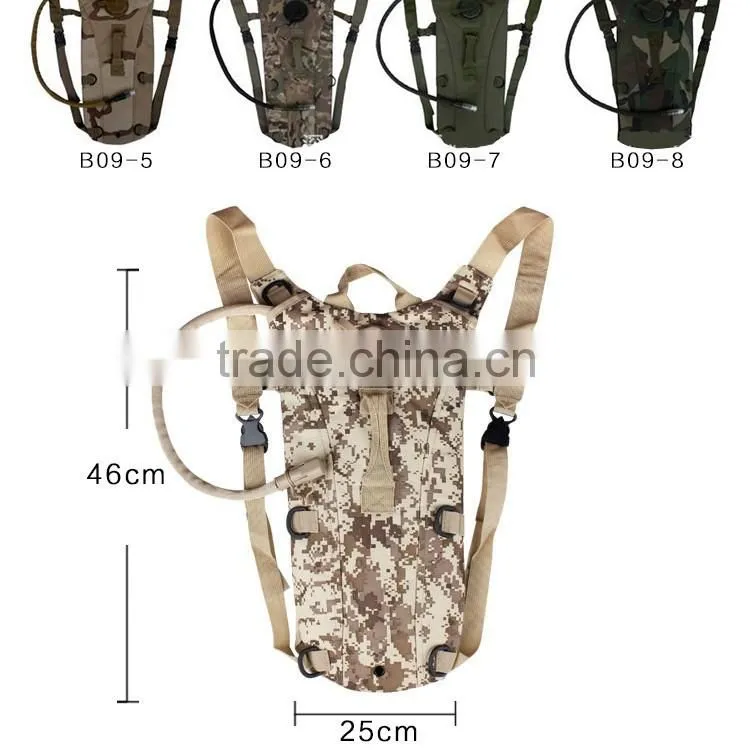 military camping water bladder