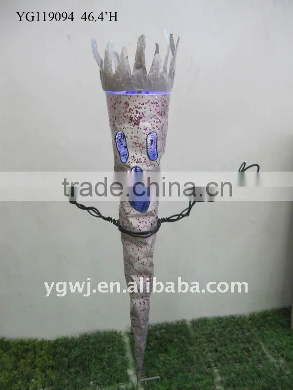 Metal Garden scarecrow stake halloween