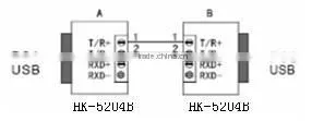 industrial usb to 4-port rs485 rs422 serial hub converter