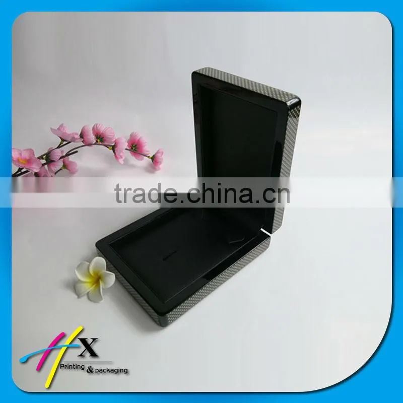 luxury high gloss lacquer finish wooden jewelry box for necklace