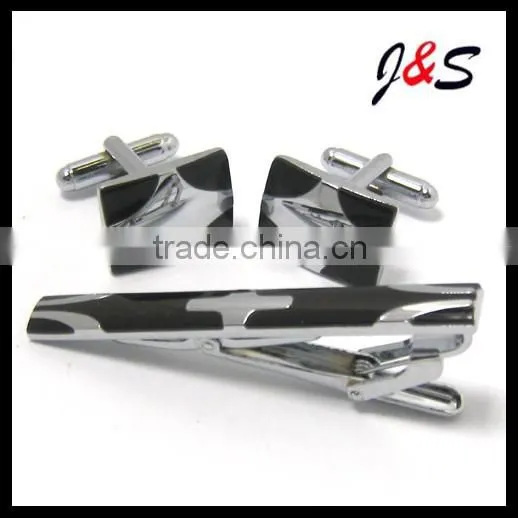 cufflink and tie pin set for men