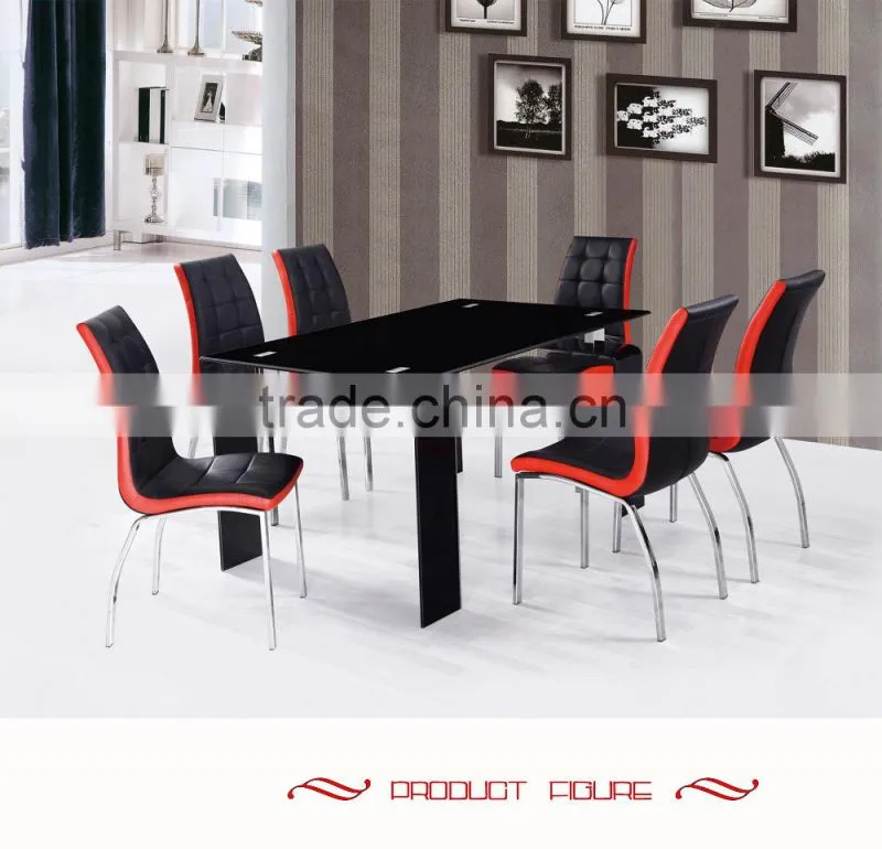 Home Furniture Dining Room Transparent Glass Dining Table