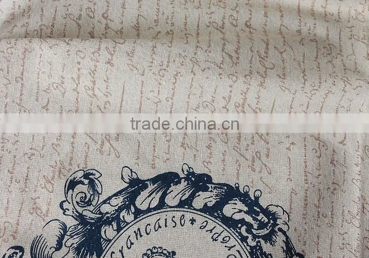 Breathable natural european style combed cotton printed muslin fabric factory wholesale