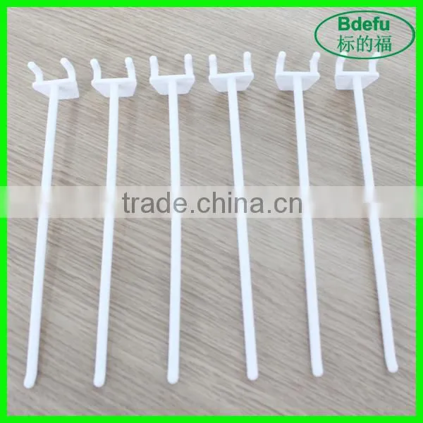 Retail pegboard cardboard hook display