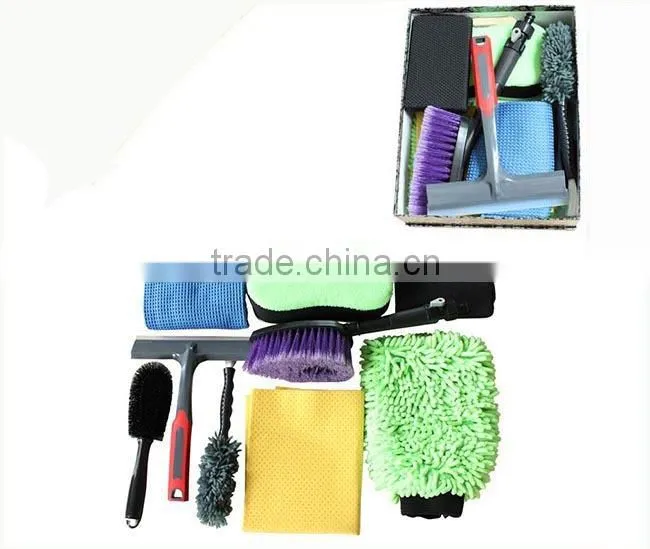Wash kit microfiber cleaning equipment for car, professional car cleaning tools