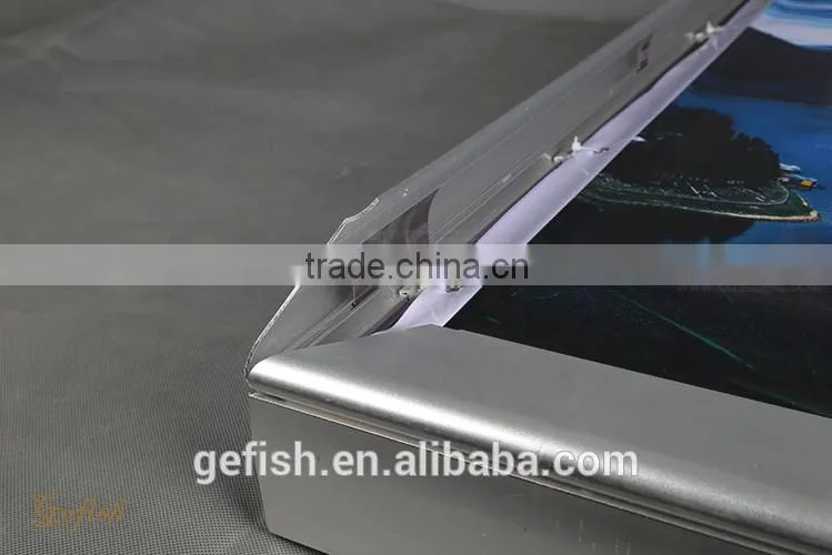 Large aluminum led display frame aluminum and glass led display box