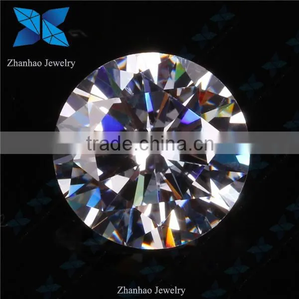 Round brilliant cut white korean cubic zirconia cz stones for jewelry