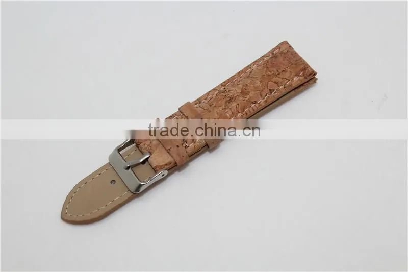 Boshiho vegetable leather natural cork watch straps